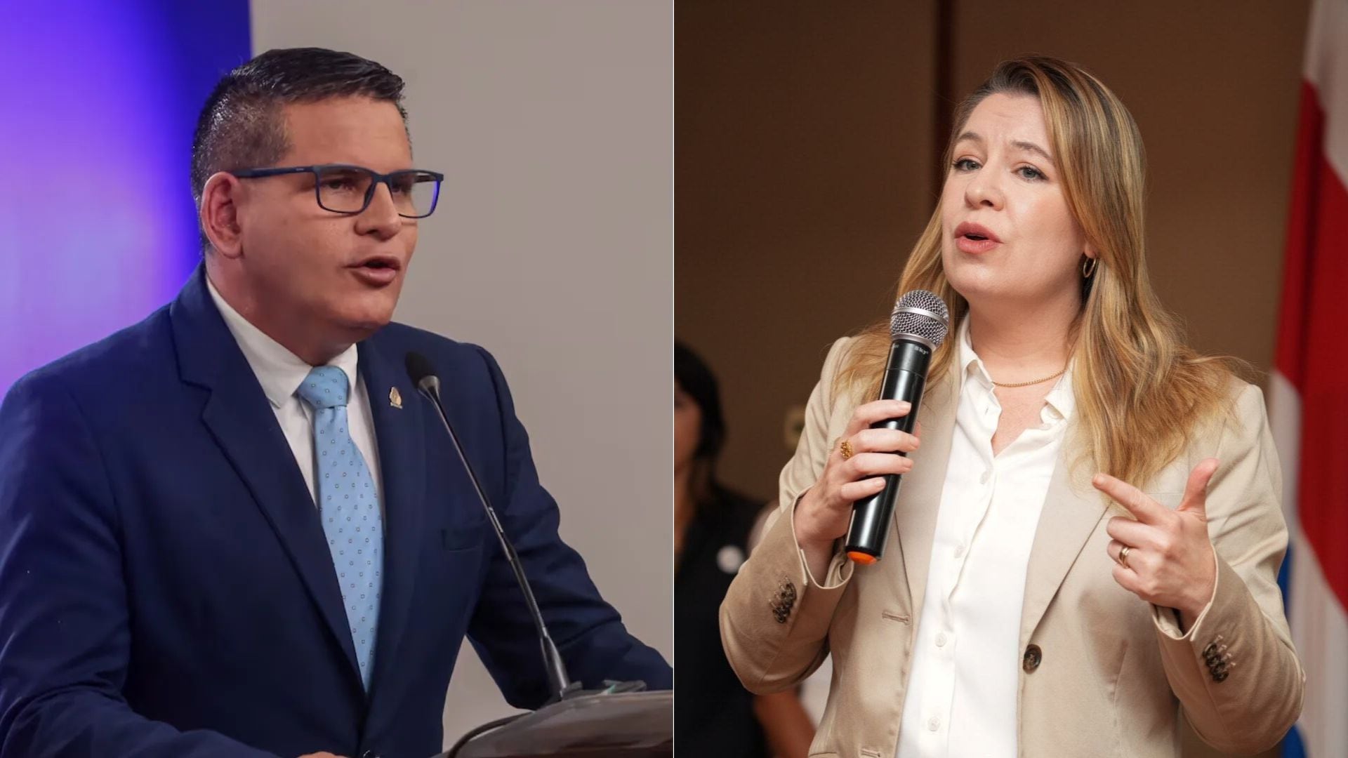 Fabricio Alvarado denuncia supuestas agresiones por parte de seguidores de Claudia Dobles, previo al debate de Multimedios.