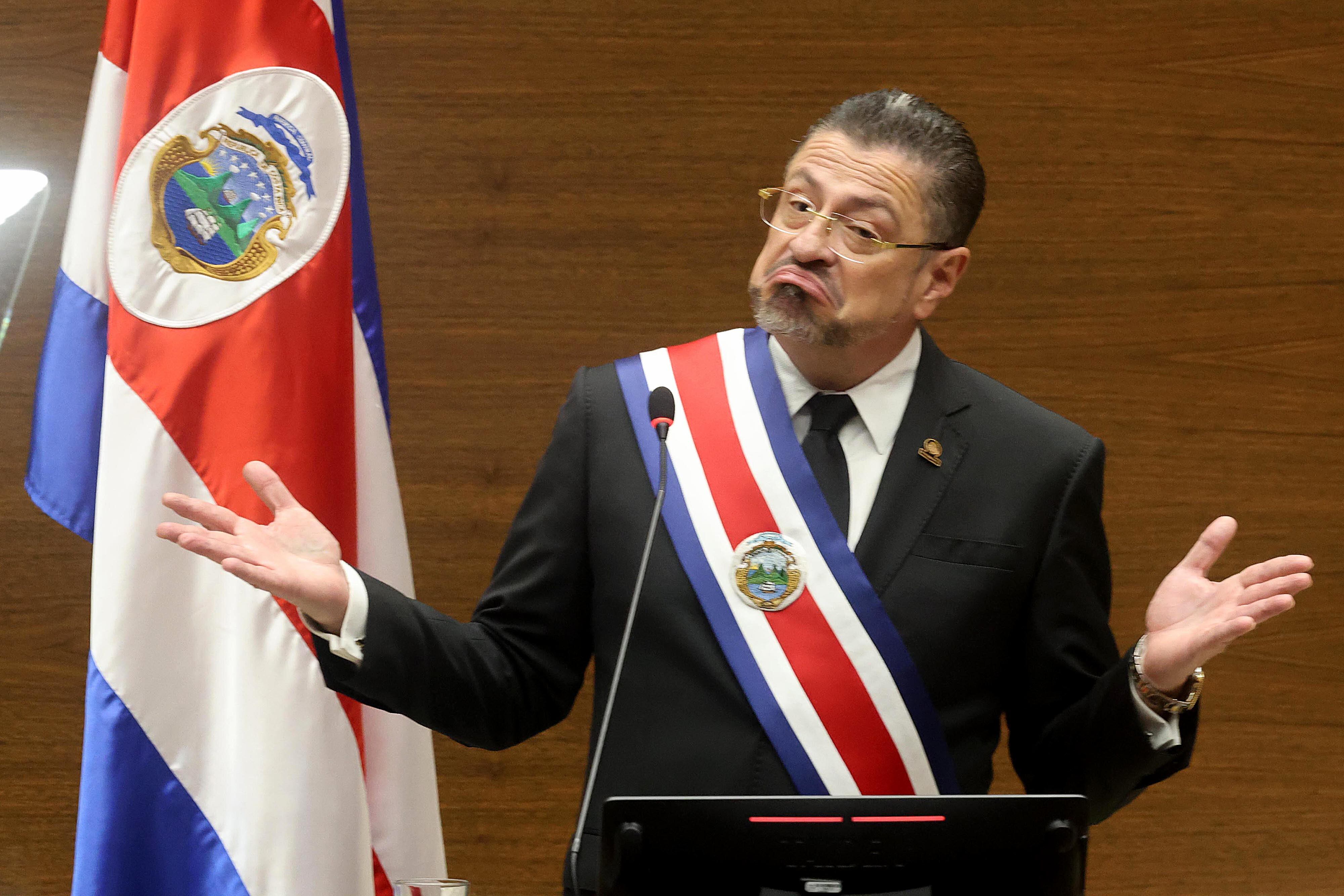 02/05/2024 Asamblea Legislativa. Rendición de cuentas del segundo año de gobierno, por parte del mandatario Rodrigo Chaves, en el Plenario Legislativo. Foto: Rafael Pacheco Granados
