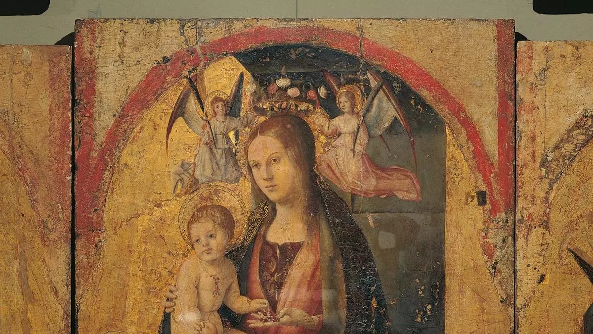 'Polittico di San Gregorio', de Antonello da Messina