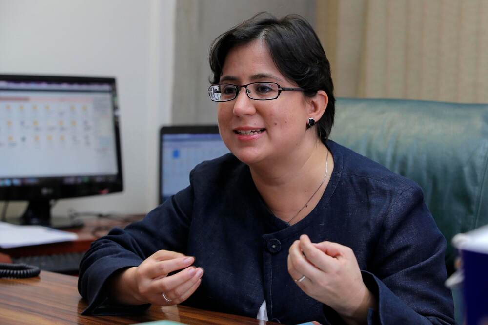 La defensora de los Habitantes, Montserrat Solano, pidió investigar la actuación de la DIS, después de una serie de declaraciones del jerarca de esa dependencia, Mariano Figueres, a varios medios de comunicación sobre un archivo institucional. | MAYELA LÓPEZ