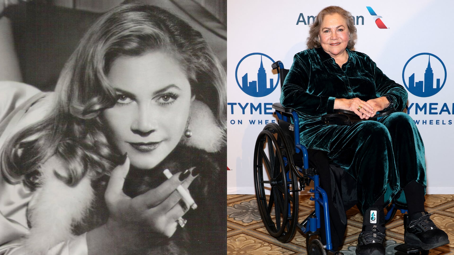 Kathleen Turner asistió a un evento en Nueva York en silla de ruedas debido a los efectos acumulados de la artritis reumatoide.