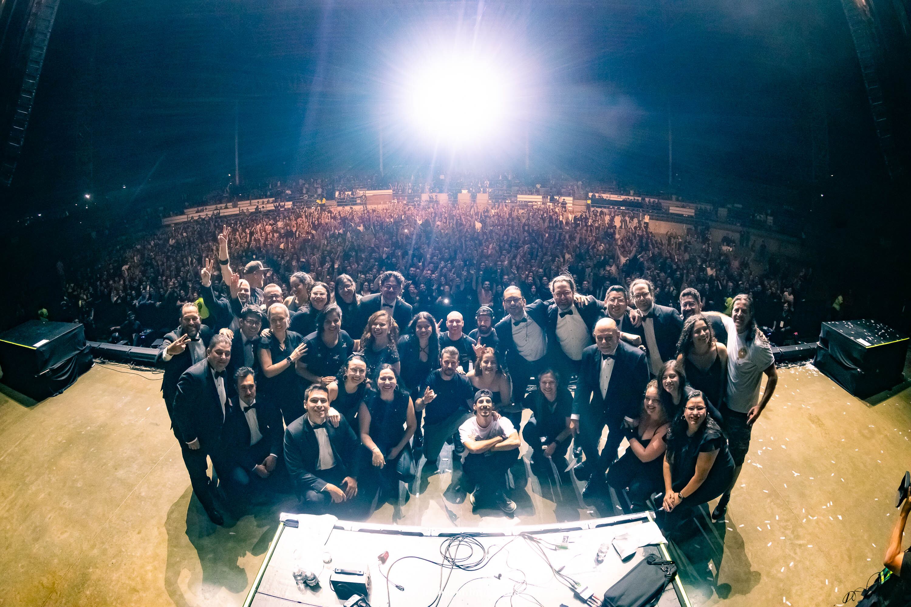 Hybrid Theory, banda tributo de Portugal, unió fuerzas con la Filarmónica en un espectáculo único.