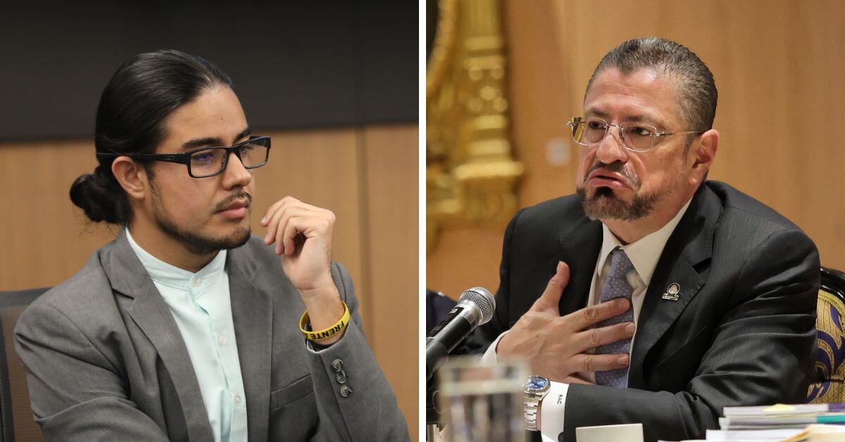 Jonathan Acuña y Rodrigo Chaves