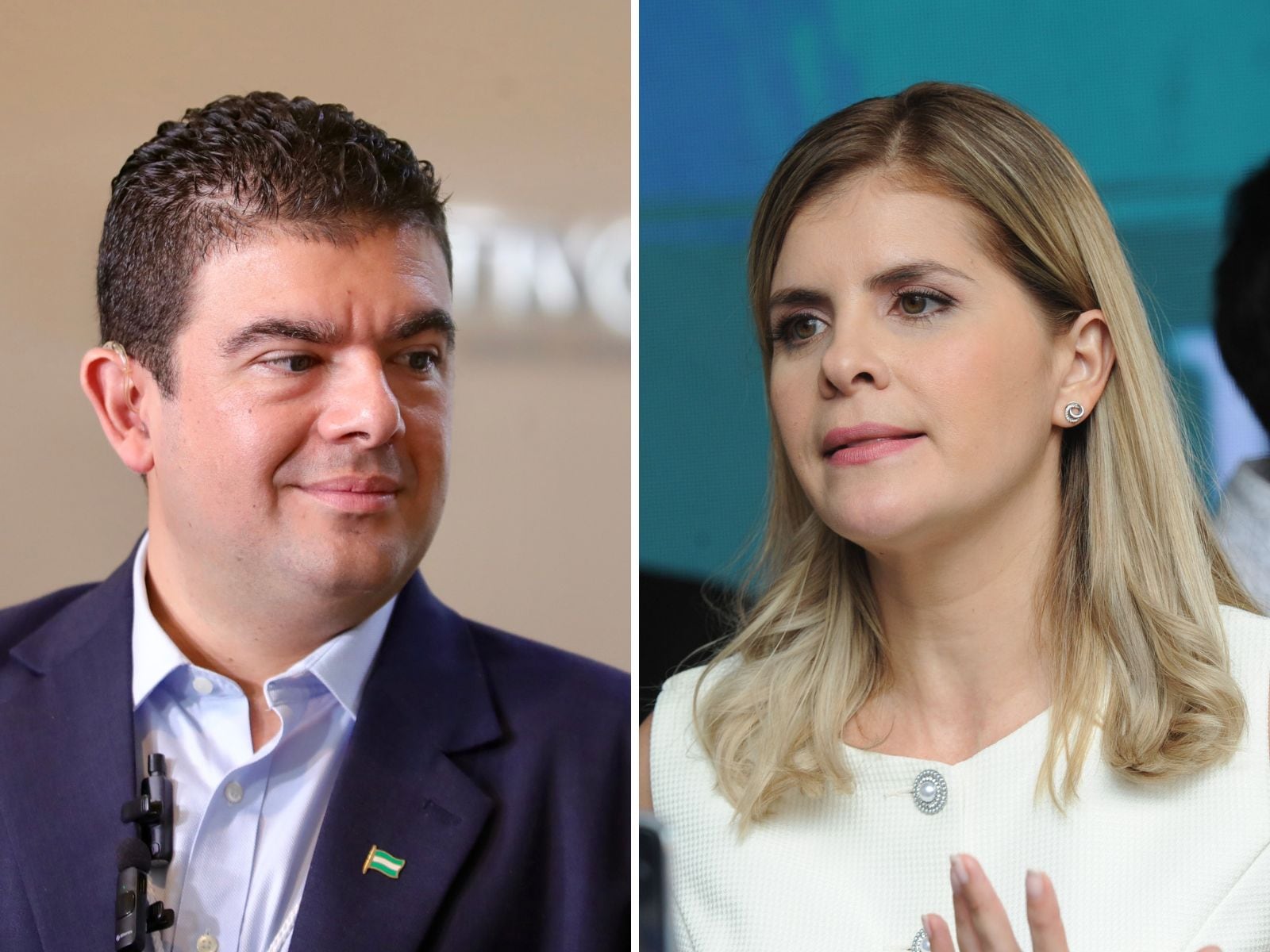 Candidatos presidenciales chavista y PLN