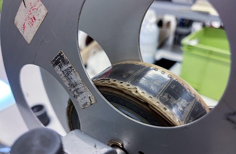 La copia de Gugusse era un duplicado separado al menos por tres generaciones del print original y se encontraba en un estado extremadamente delicado cuando llegó a la Biblioteca.