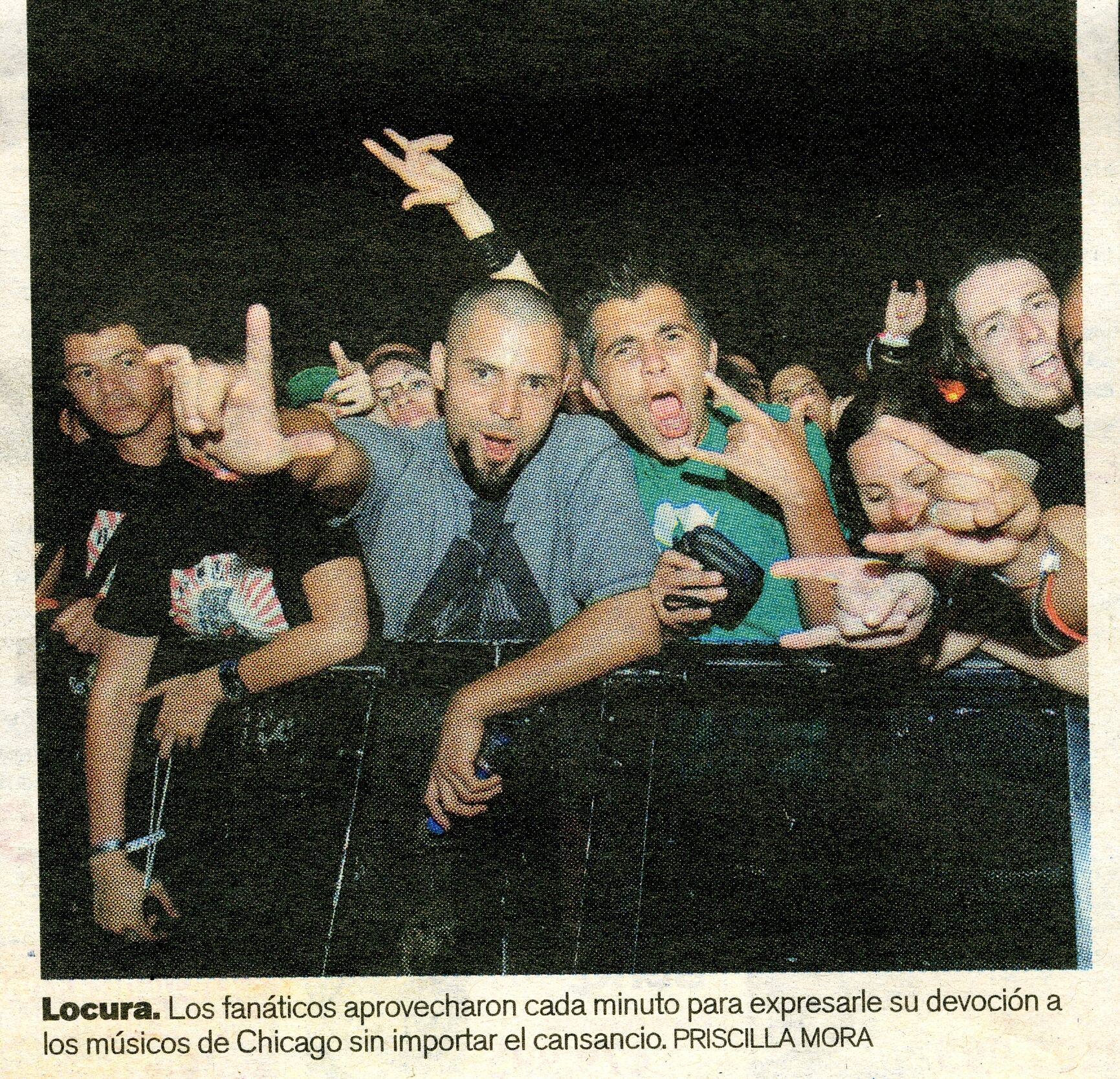 Smashing Pumpkins en Costa Rica en el 2008