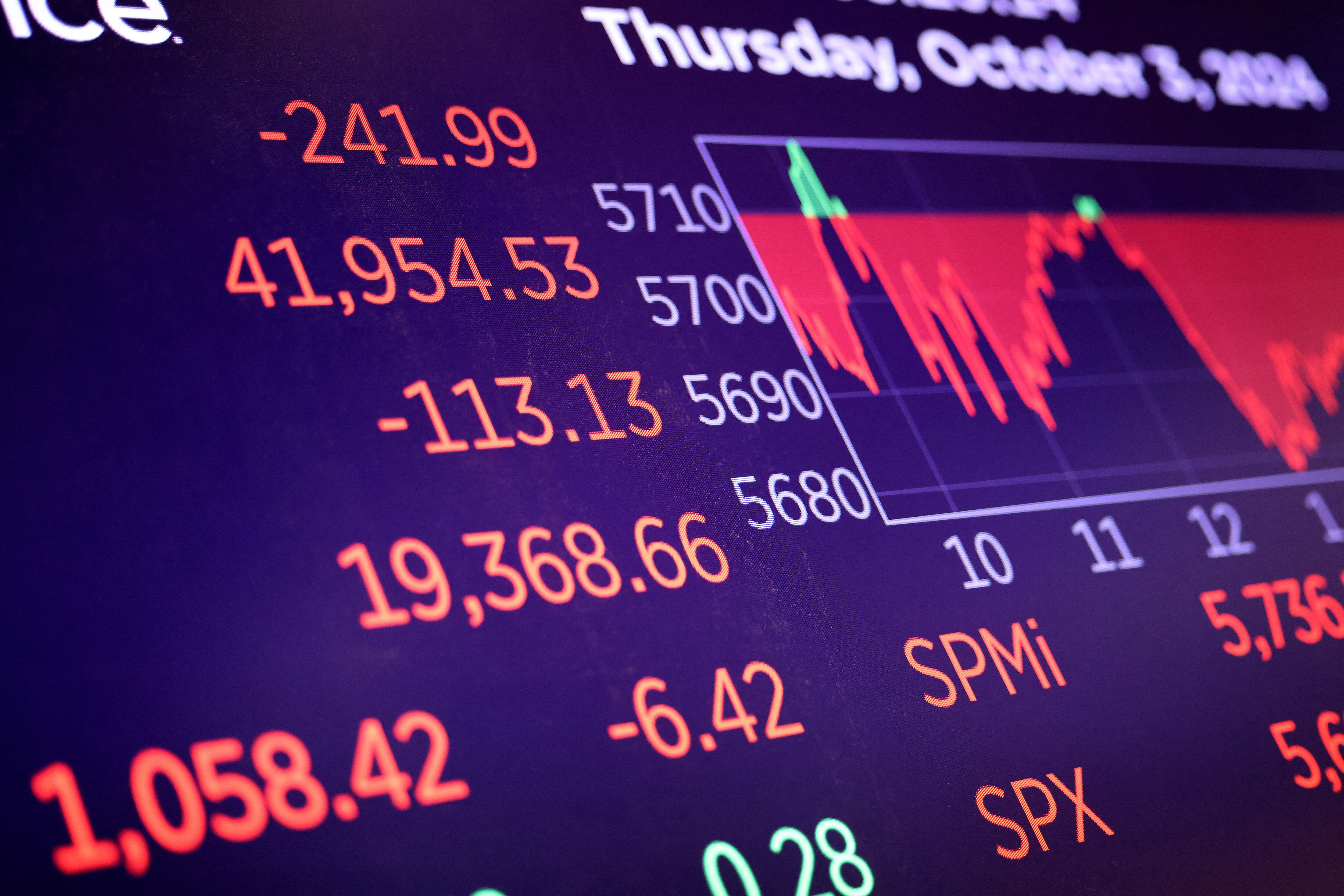 La Bolsa de Nueva York cerró a la baja, este jueves, a raíz de la mayor tensión en el Medio Oriente y la posibilidad de que Israel ataque la industria petrolera de Irán.