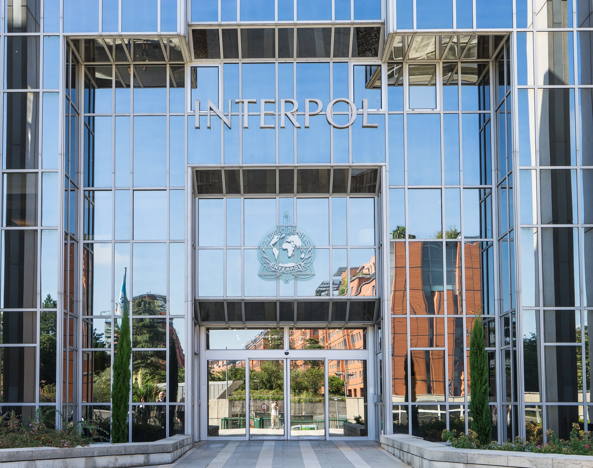 Fachada del edificio sede de Interpol en la ciudad francesa de Lyon. Fotografía: