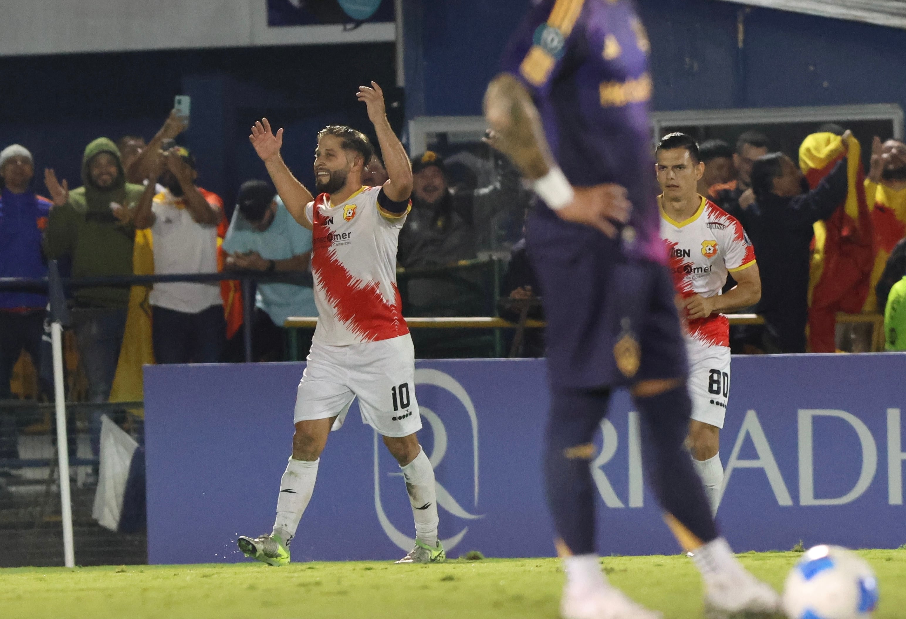 05/03/2025, Cartago, Estadio Fello Meza, partido de la ida de octavos de final de la CONCACAF Champions Cup entre el Club Sport Herediano y LA Galaxy.