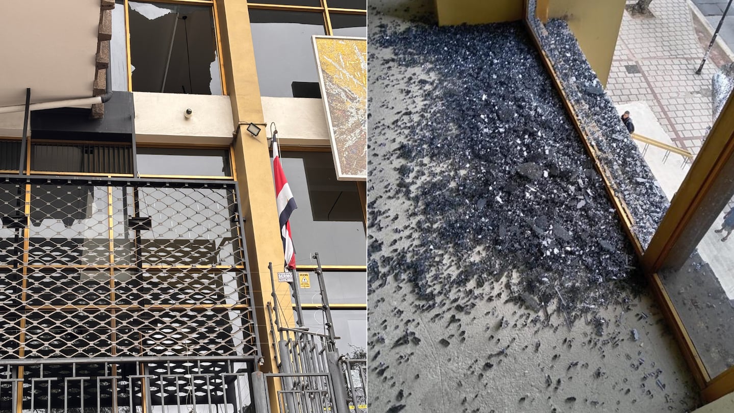 Disparan en múltiples ocasiones contra la Biblioteca Nacional; destruyen cinco ventanales