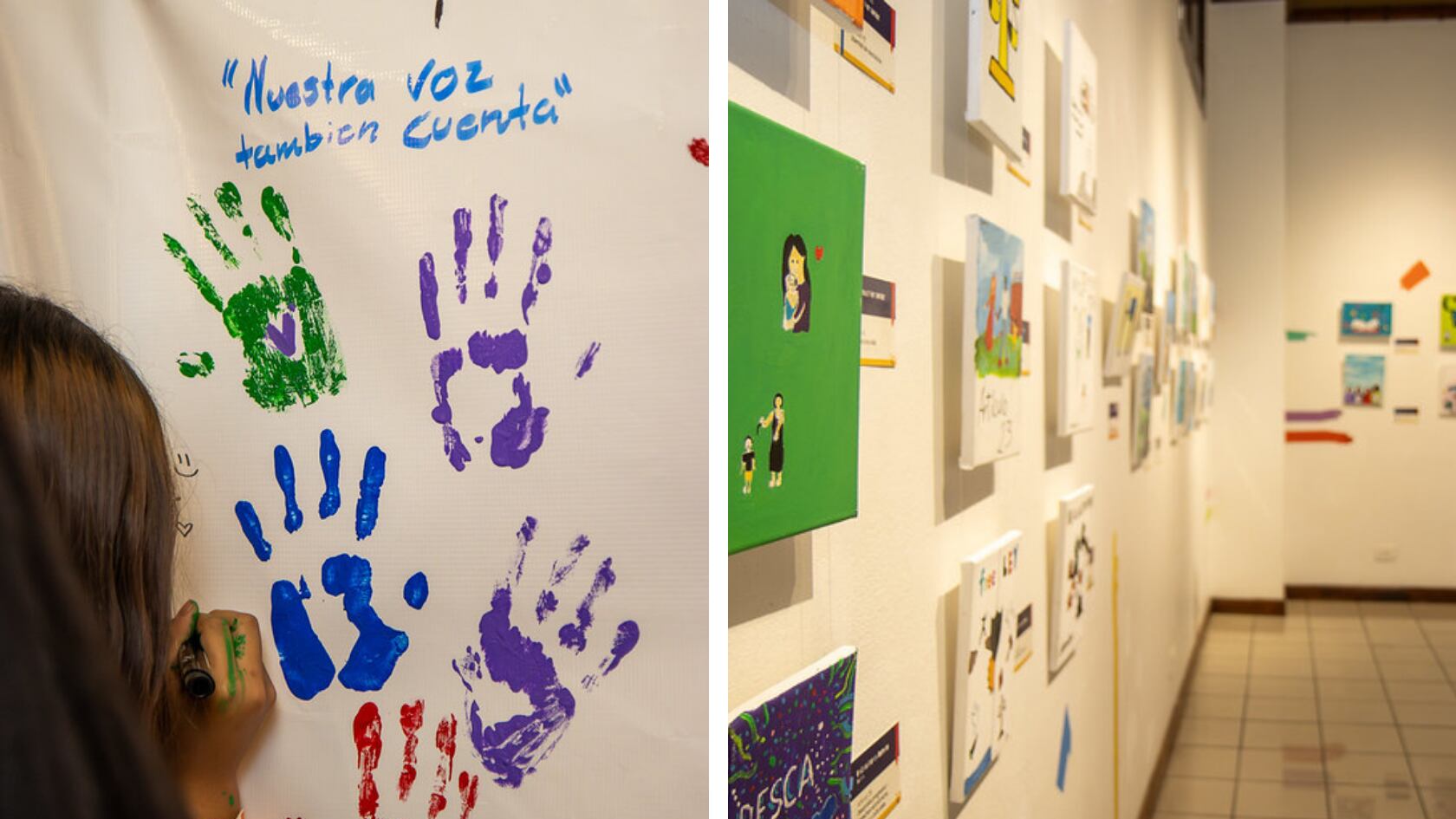 La Corte IDH inauguró una exposición infantil sobre derechos humanos con obras de niños latinoamericanos en el Museo de los Niños.