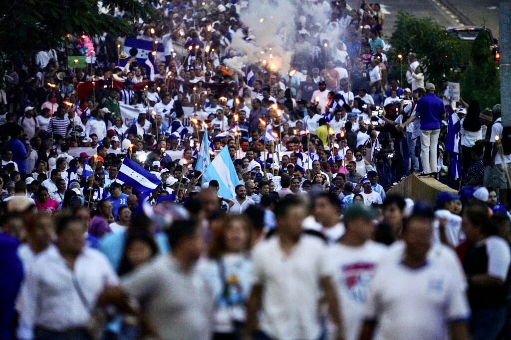 Manifestaciones Honduras
