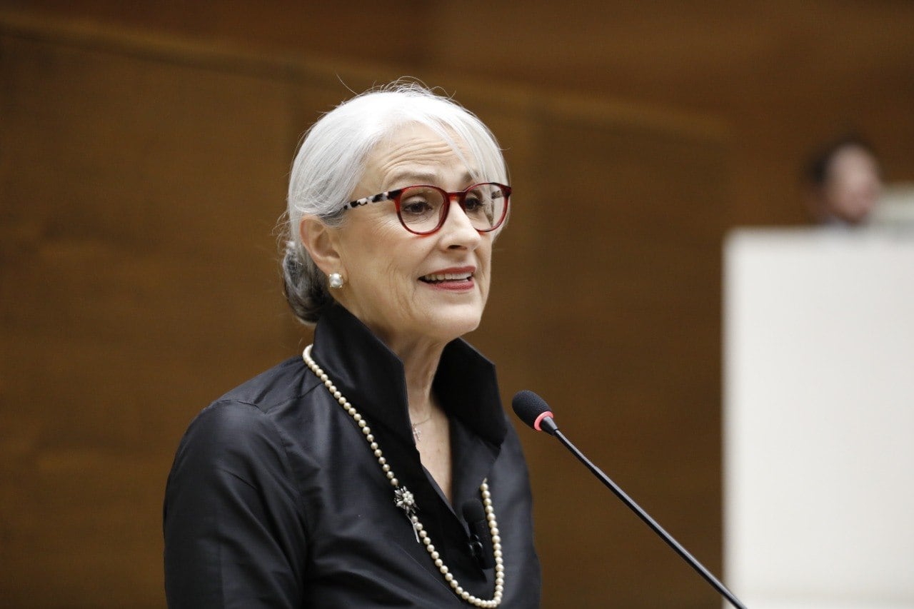 Imágenes del plenario de la Asamblea Legislativa durante la sesión solemne del 1 de mayo de 2026.