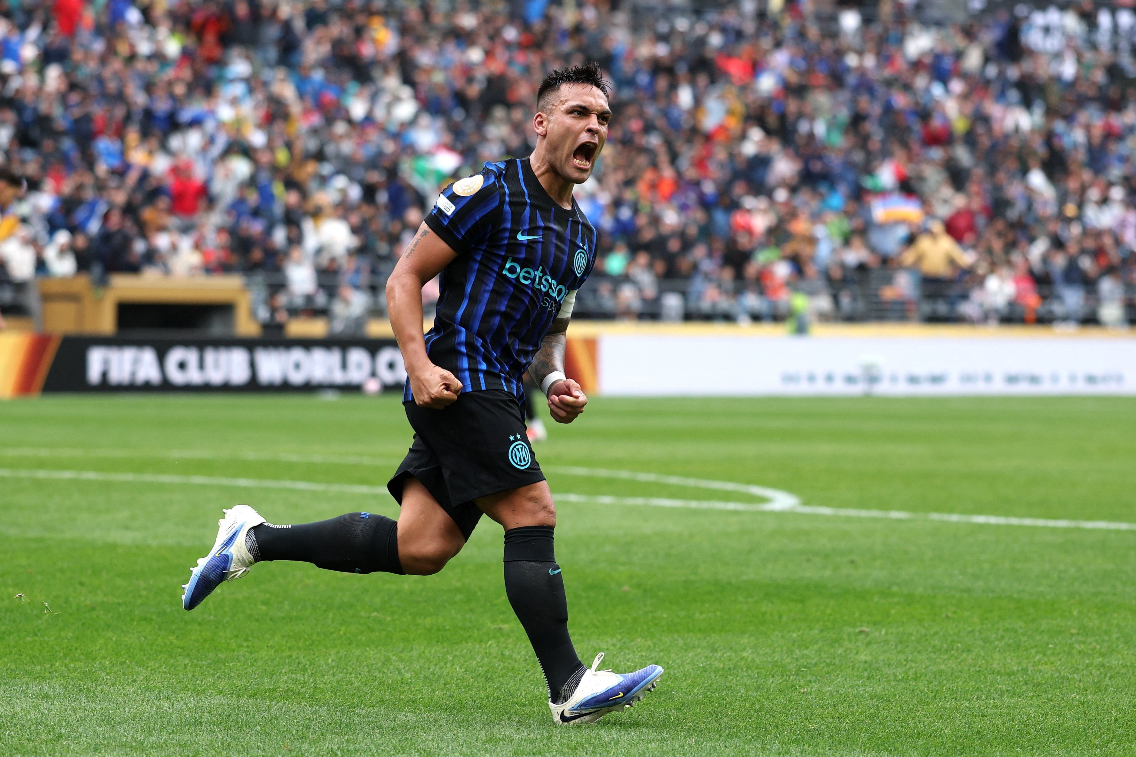 Lautaro Martinez hizo el primer gol del Inter en la victoria sobre el Urawa Reds