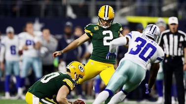Mason Crosby le puso fin a la temporada de los Cowboys