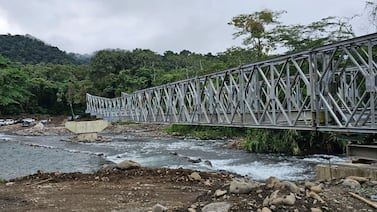 Nuevo puente sobre el río Caño Negro reducirá tiempo de viaje entre zona norte y Monteverde