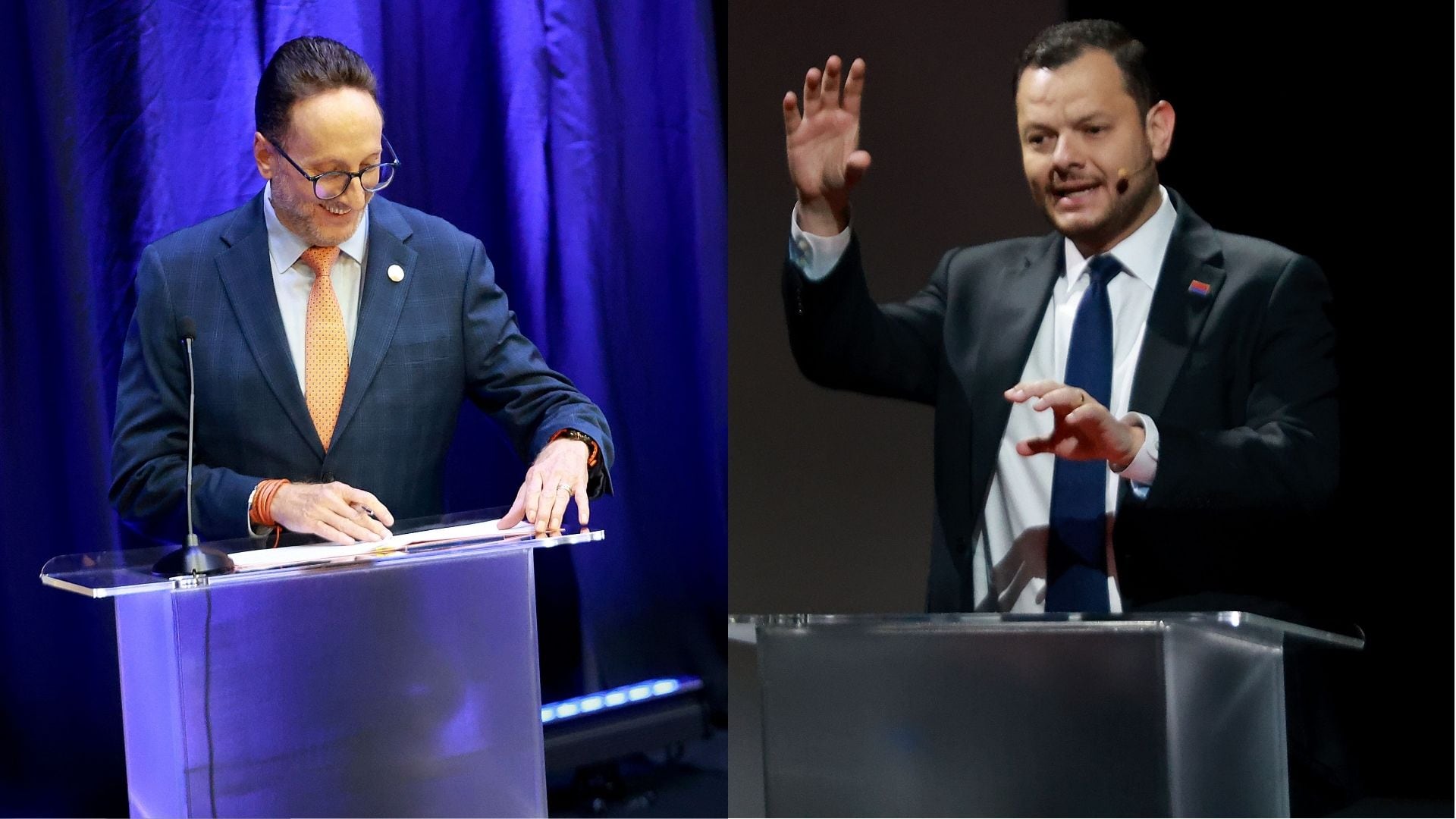 Eliécer Feinzaig y Juan Carlos Hidalgo hablan de garantías y libertades en debate Repretel-Monumental.