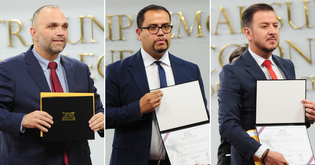 Los alcaldes de Río Cuarto, Oreamuno y Barva no podrán aspirar a reelegirse en las elecciones municipales de 2028, al cumplir el máximo de periodos posible al frente del gobierno local.