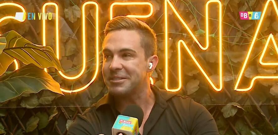 Ítalo Marenco en De boca en boca al ser confirmado como ficha de Teletica.