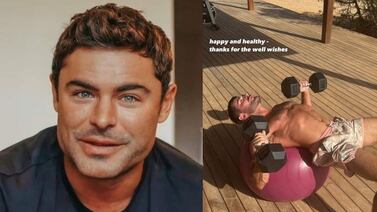 Zac Efron reaparece ‘feliz y saludable’ luego de su accidente en Ibiza
