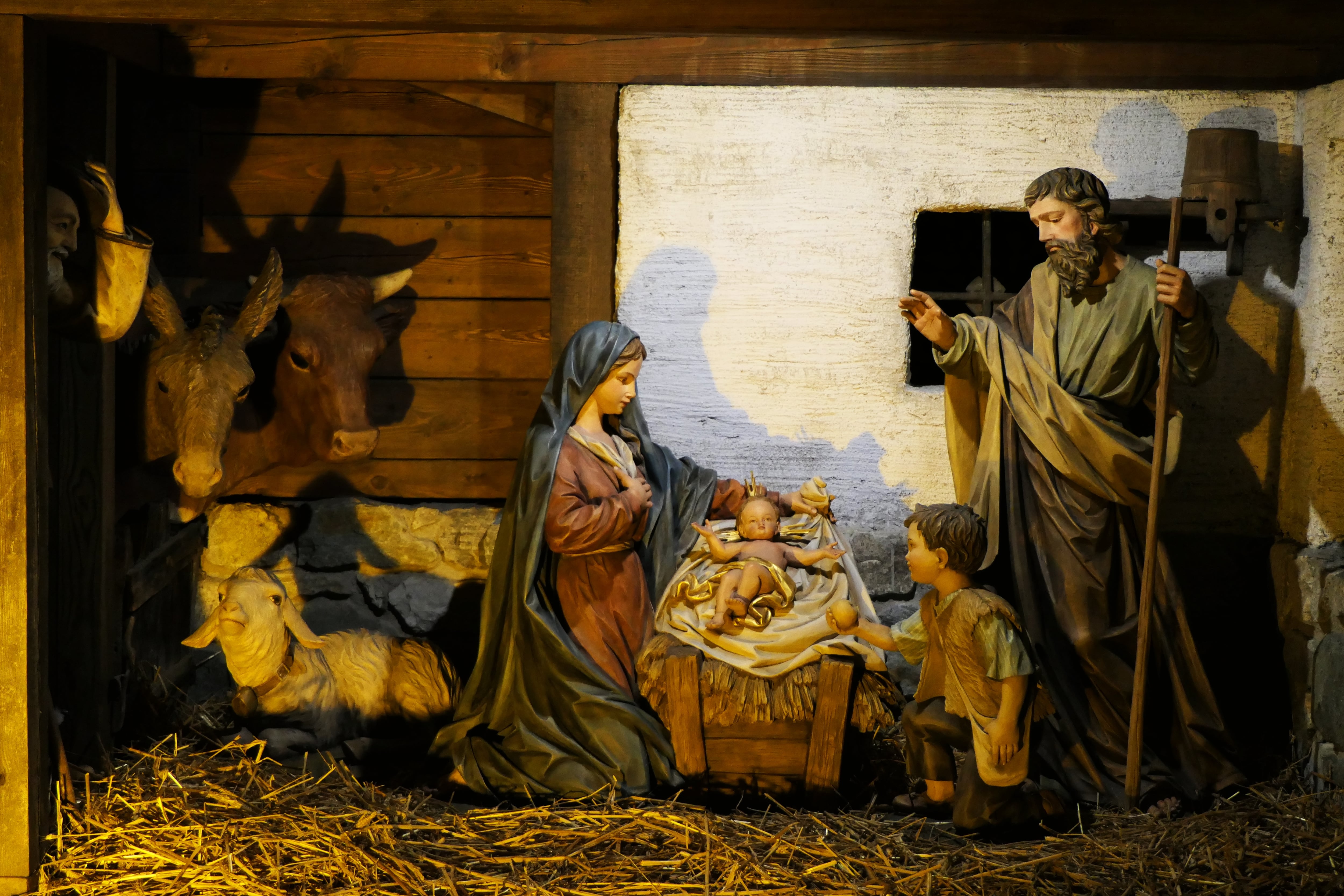 Nacimiento, Jesús María y José, pesebre, portal, pasito, Navidad
