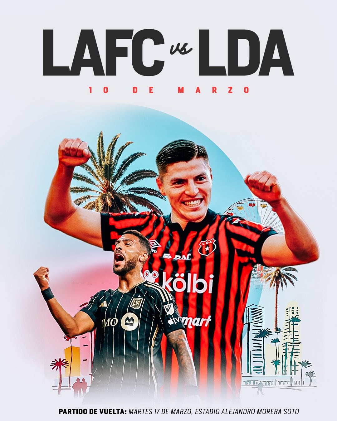 En cuestión de días será la serie entre Liga Deportiva Alajuelense y LAFC en la Copa de Campeones de Concacaf.