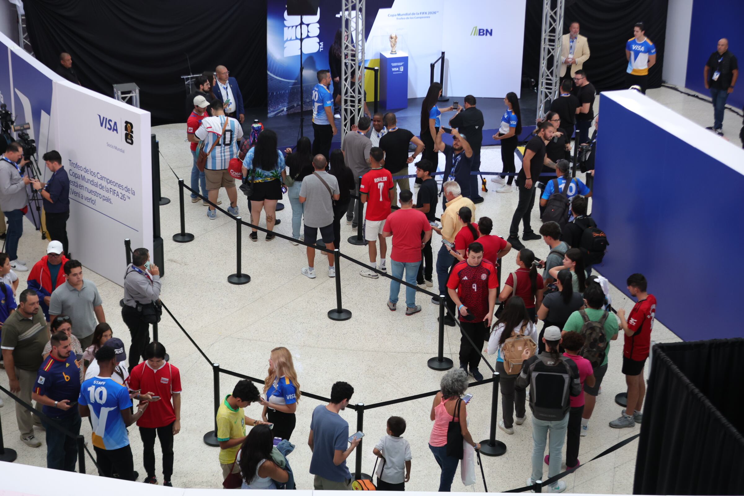 Presentación del trofeo oficial de la Copa Mundial 2026 FIFA /foto John Durán