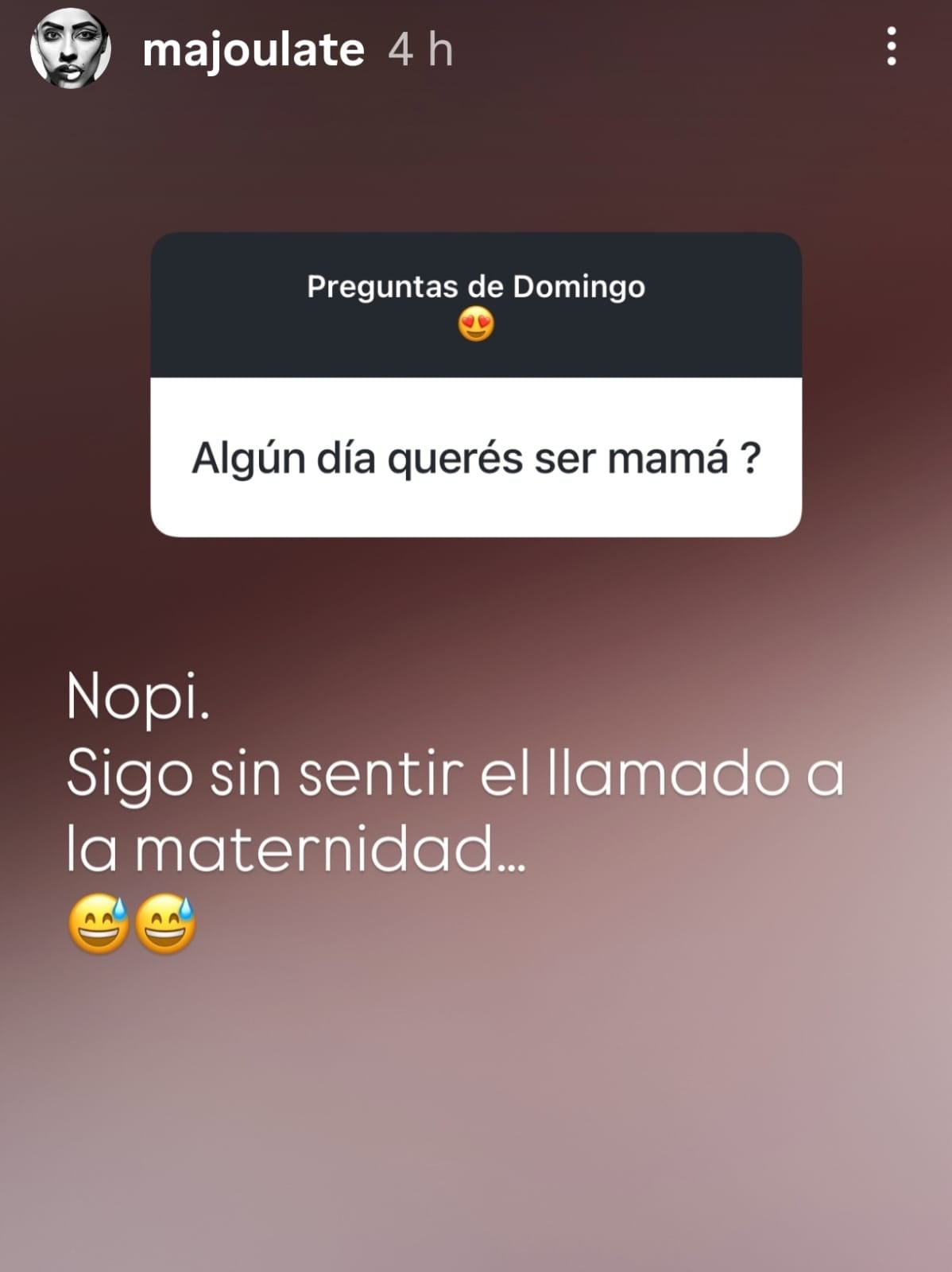 Majo Ulate hijos maternidad