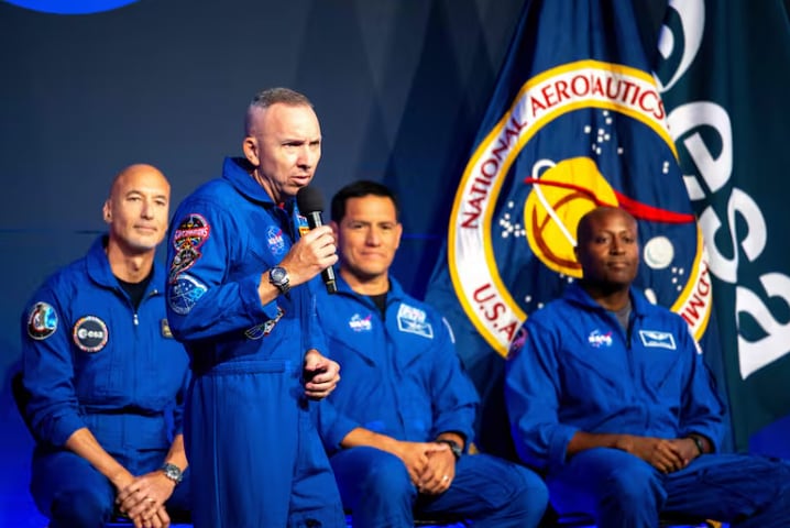 Randy Bresnik disertó en la ceremonia que realizó la agencia espacial para presentar al nuevo programa.