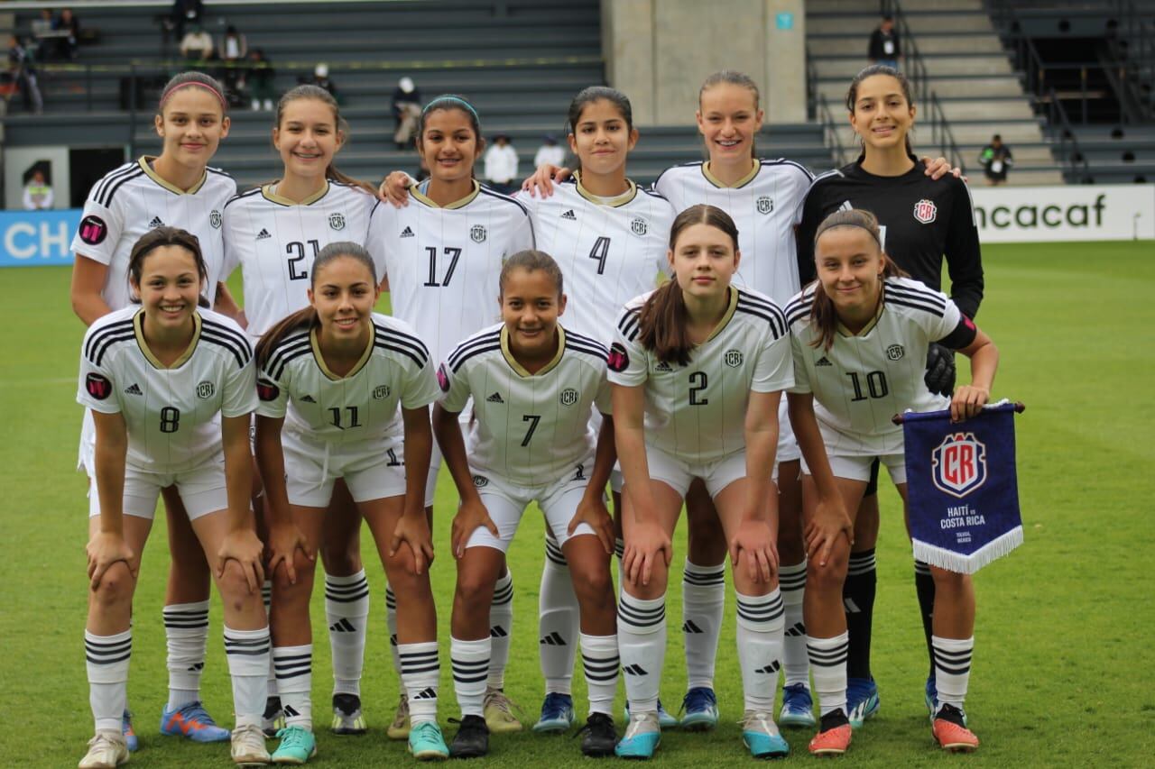 Selección de Costa Rica Femenina Sub 17
Premundial en Toluca, Méxicio
Primer Juego: Costa Rica 1 - Haltí 2
1 de febrero del 2024
Cortesía: Fedefutbol
