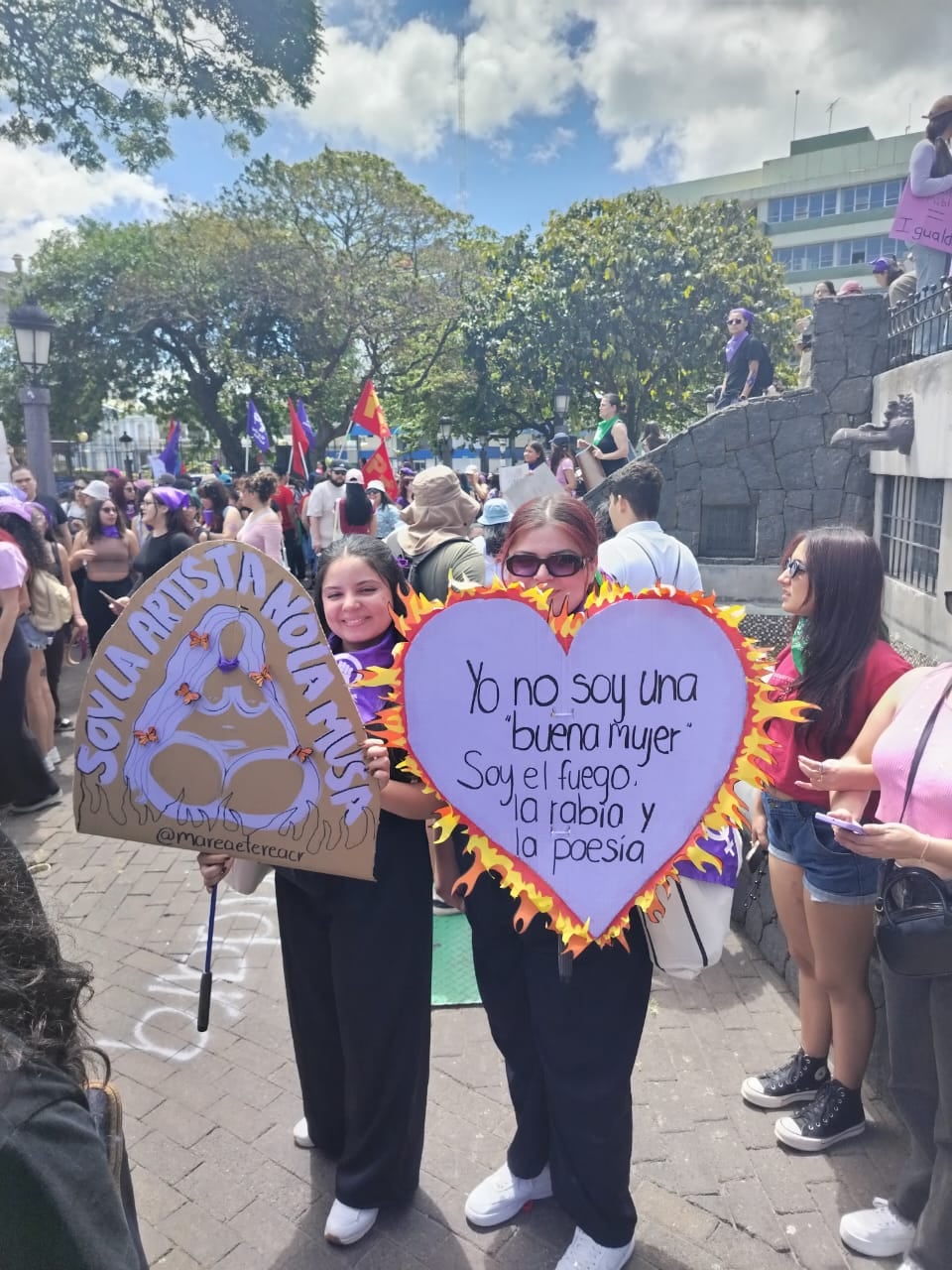 Marcha del 8 de marzo de 2026, San José Costa Rica