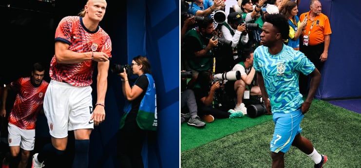 Erling Haaland y Vinícius Júnior están dispuestos a hacer su mejor partido en el duelo entre Brasil y Noruega en el Mundial 2026.