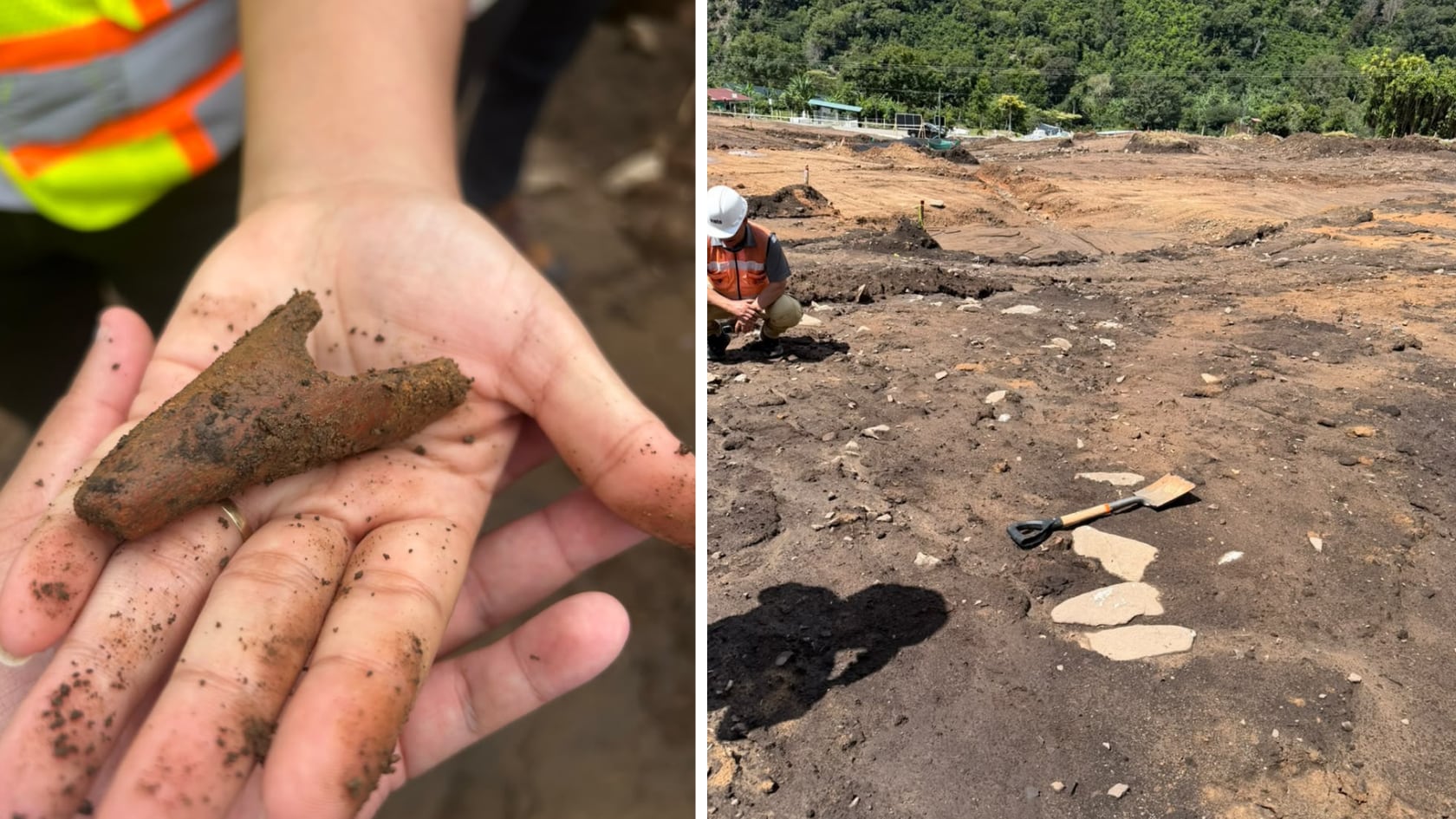 Materiales de posible interés arqueológico aparecieron durante las obras de reconstrucción del Liceo Rural Buena Vista, en Pérez Zeledón.