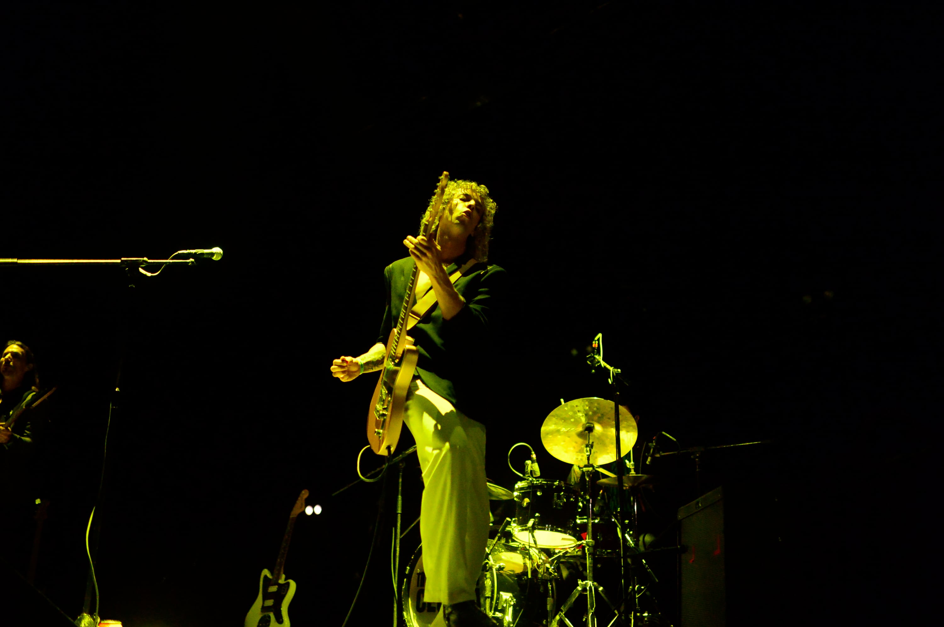 24\5\24 Alajuela, Guácima Parque Viva,Anfiteatro Coca-Cola. Concierto de la Banda neoyorquina Interpol de indie-rock en su debut por centroamérica celebrando su disco TURN ON THE BRIGHT LIGHTS y ANTICS.En la foto: la banda nacional Saint Cecilia. Fotos: Jorge Navarro para La Nación