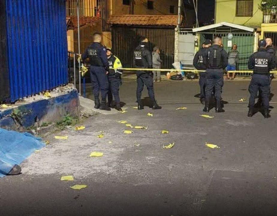 La Fuerza Pública llegó rápidamente al sitio, pero pese a cierres de carreteras cercanas, no fue posible dar con los gatilleros. Foto: Cortesía Noti Oro 2.0