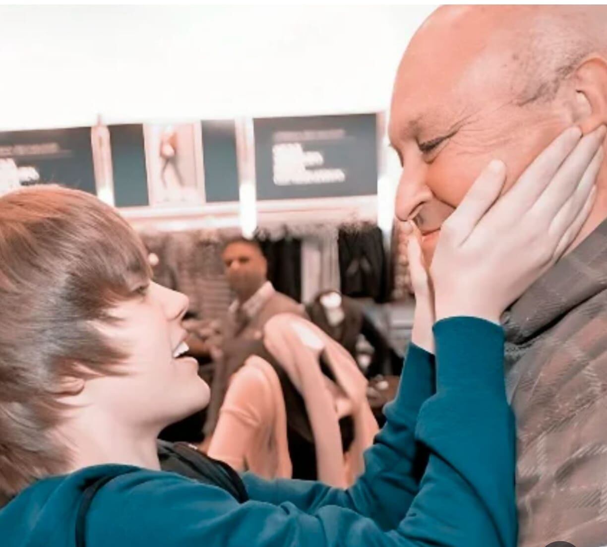 Justin Bieber y su abuelo