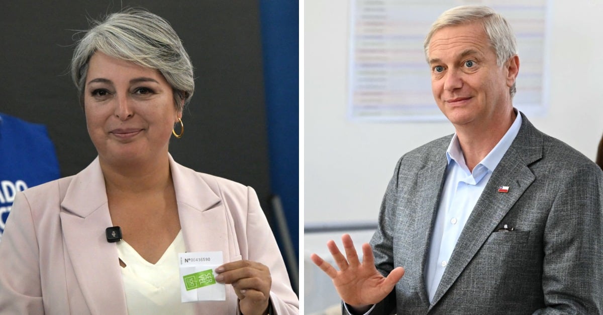 Jeannette Jara y José Antonio Kast