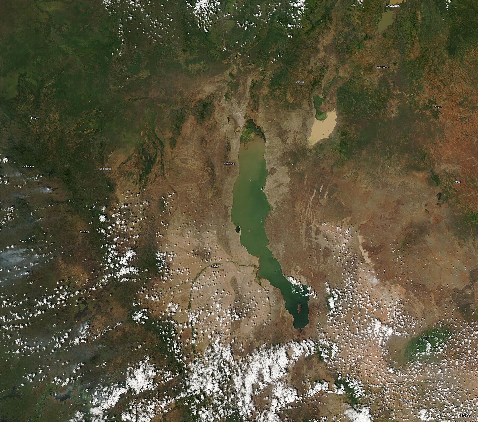 El lago Turkana, en África oriental, conserva fósiles y herramientas que ayudan a reconstruir los orígenes de la humanidad.