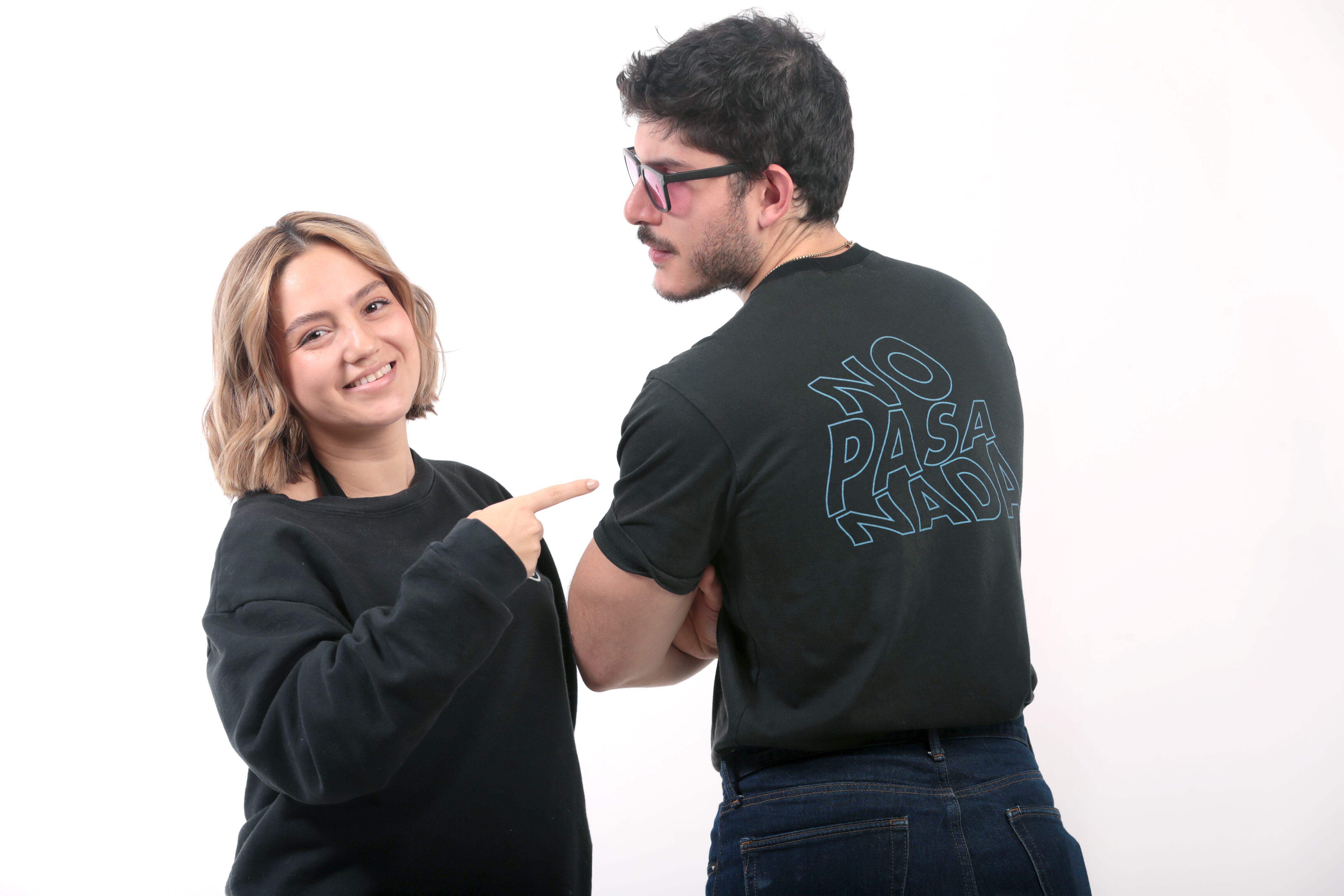 08/01/2023/ Fotos del equipo de el programa " No pasa nada' Pietro Cercone y Karol Quesada / Foto John Durán