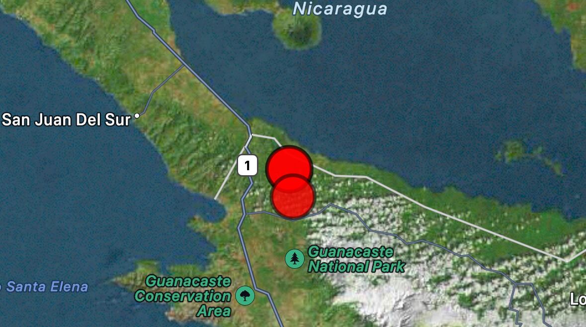 Sismo 5,2 Guanacaste
