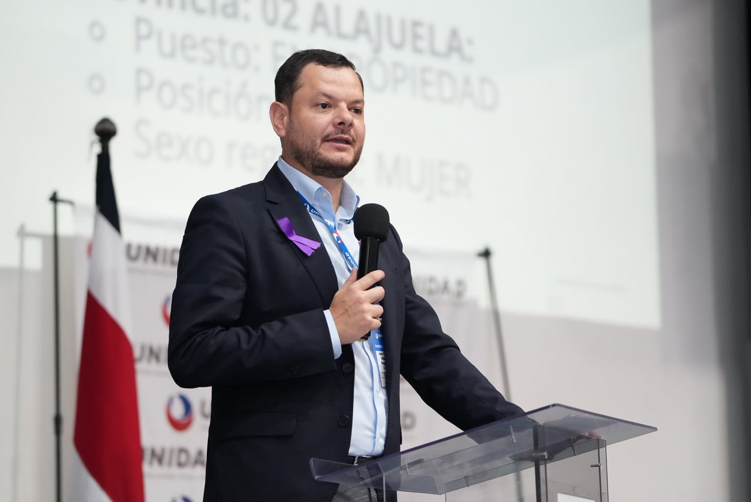 31/08/2025. Asamblea Nacional del PUSC. Colegio Monterrey, San Pedro. Fotografía: Lilly Arce.