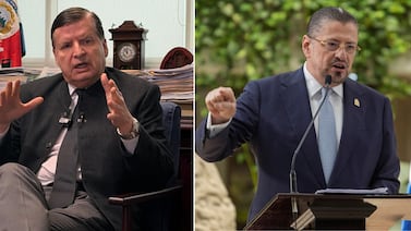 Magistrado Jorge Araya a Rodrigo Chaves: ‘¿A favor de quién está: del crimen organizado y del narcotráfico, o de los costarricenses decentes y honorables?’