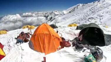 Vea el inhóspito lugar al que se enfrentó Warner Rojas en el reto del “Leopardo de las Nieves”.