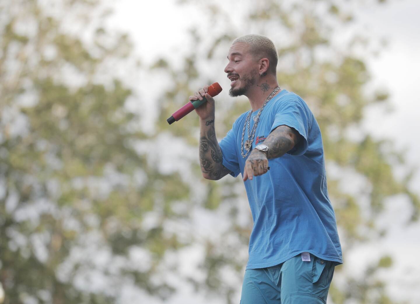 El colombiano J Balvin en Expo San Carlos. Fotos: Jeffrey Zamora