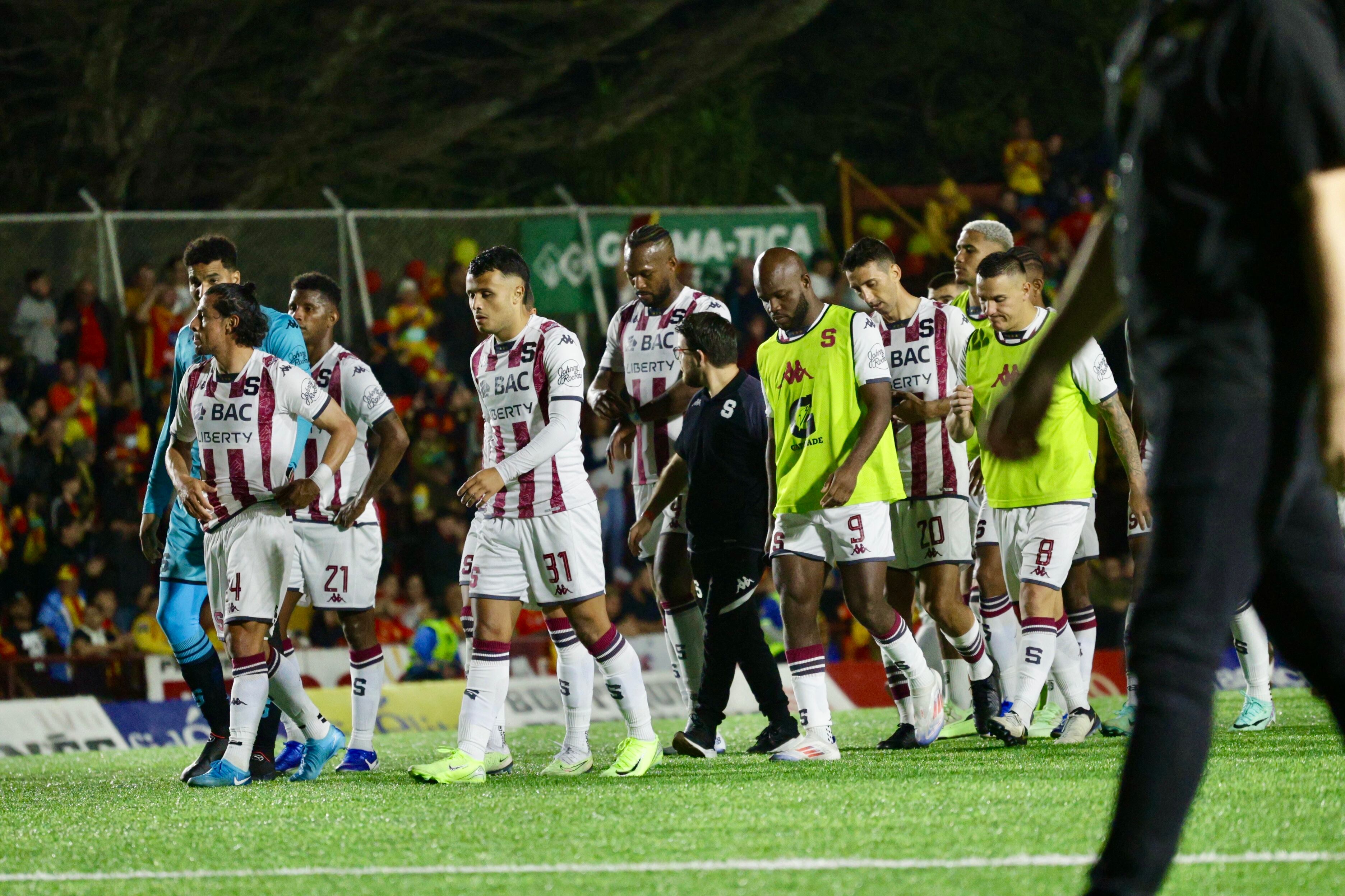 15/12/2024, Heredia, Barva, Estadio Carlos Alvarado, partido de ida de la final de segunda fase, del torneo de apertura 2024, entre el Club Sport Herediano y el Deportivo Saprissa.