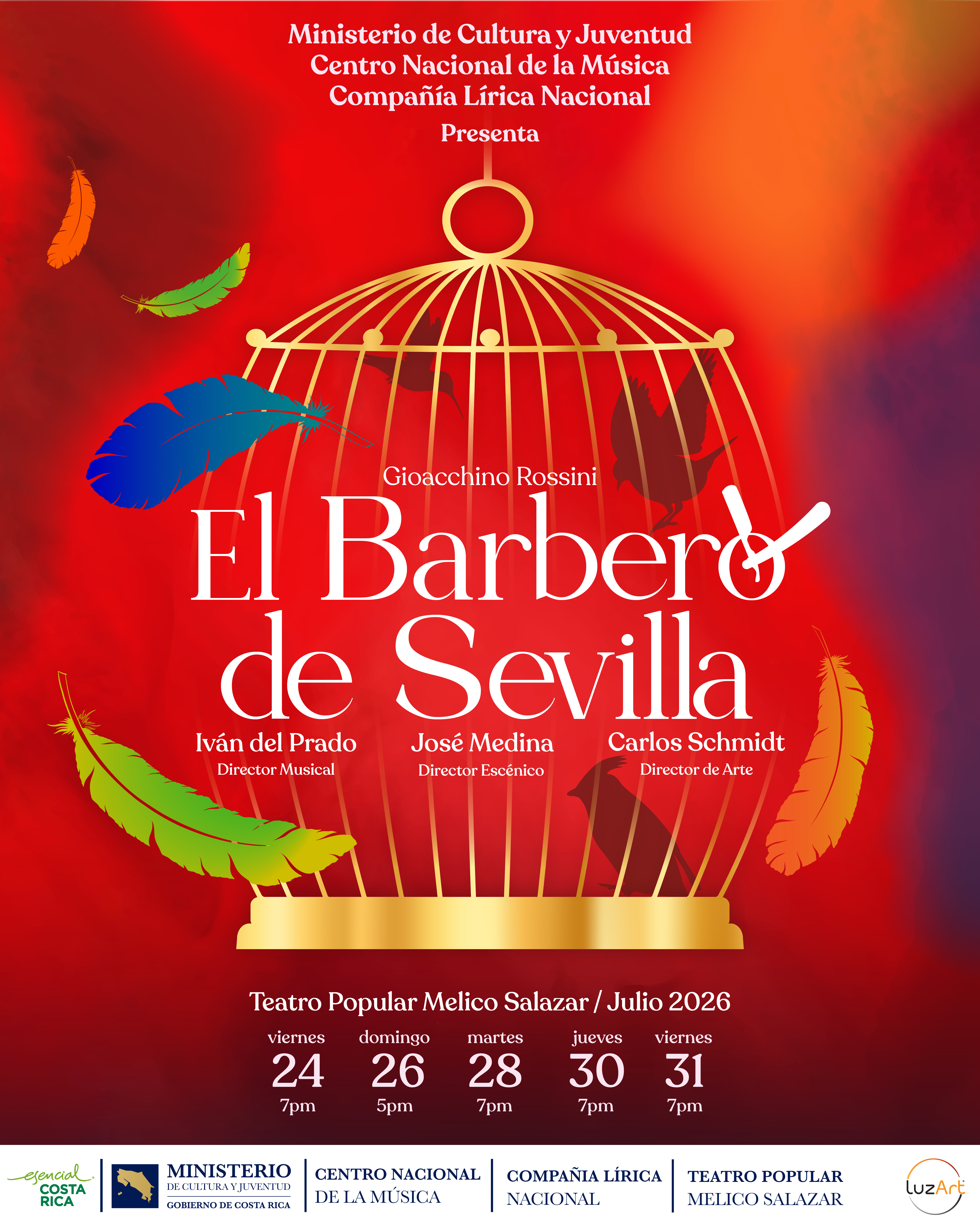 Afiche oficial de 'El Barbero de Sevilla 2026'