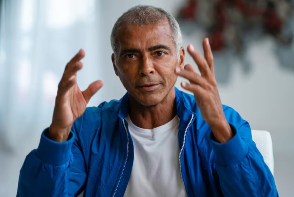 A Romario, la estrella brasileña le hicieron una pregunta incómoda, que respondió sin dudar. La Nación Argentina.