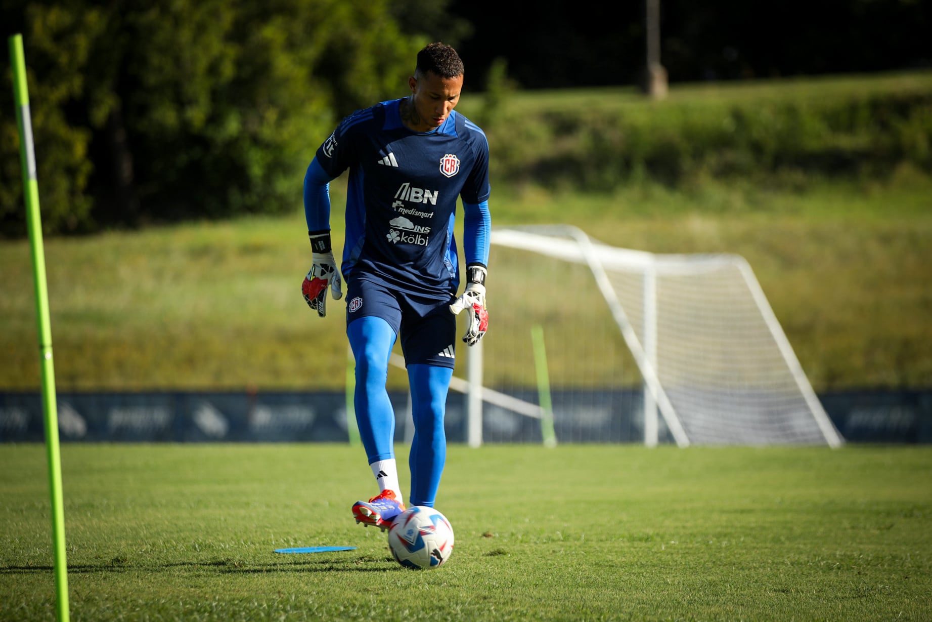 Patrick Sequeira sería el portero titular en el partido entre la Selección de Costa Rica y Paraguay en la Copa América.