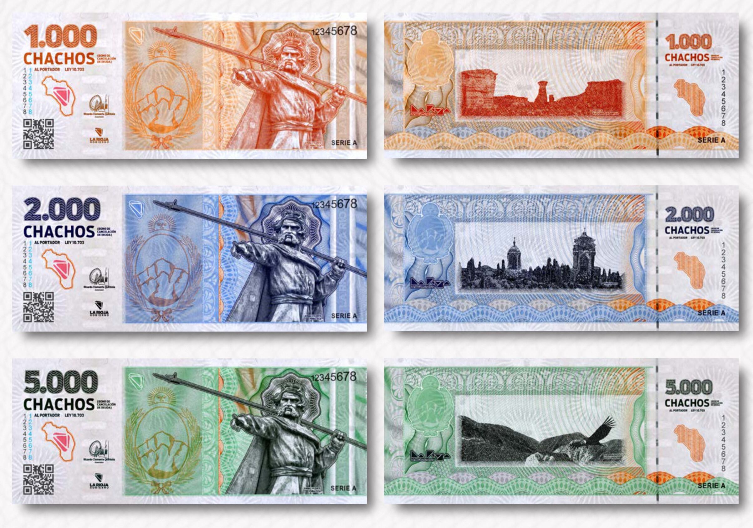 Cuasimoneda de La Rioja, Argentina. Se denomina Bocade o Chacho