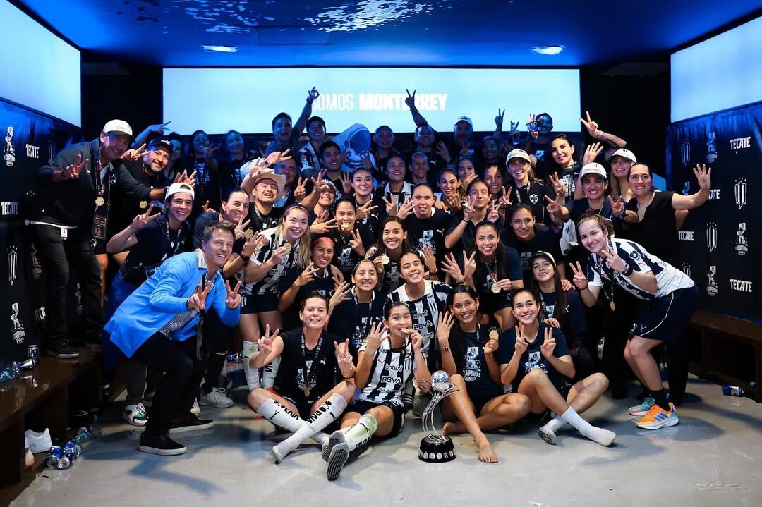 Amelia Valverde abrió su corazón y contó cómo se siente luego de obtener el bicampeonato con Rayadas de Monterrey.  Instagram.